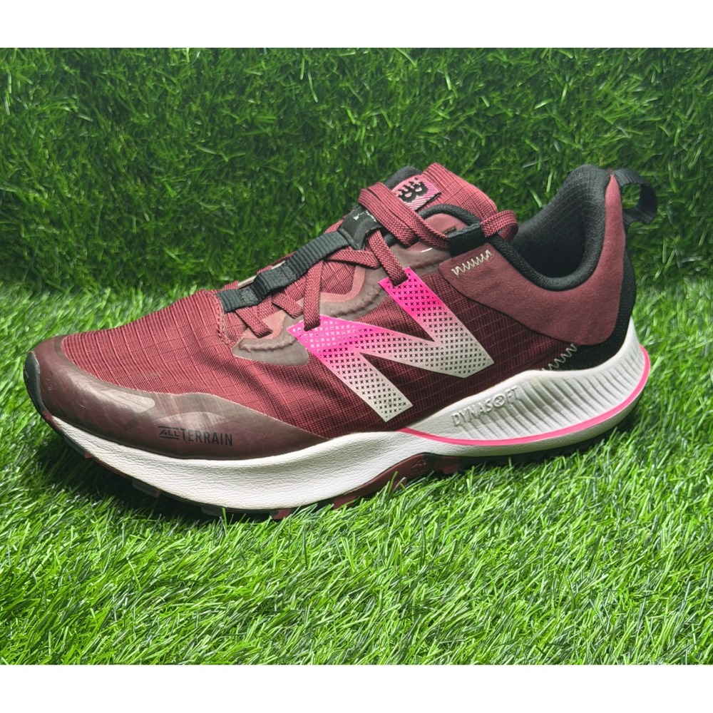 New Balance Nitrel v4 Trail Running Shoes Burgundy Pink WTNTRMM4 Womens 10